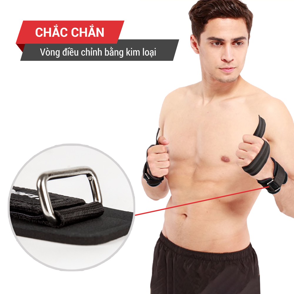 Dây kéo lưng tập gym Lifting Straps GoodFit GF731LS