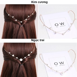 Băng đô cài tóc 2 kiểu Hàn Quốc