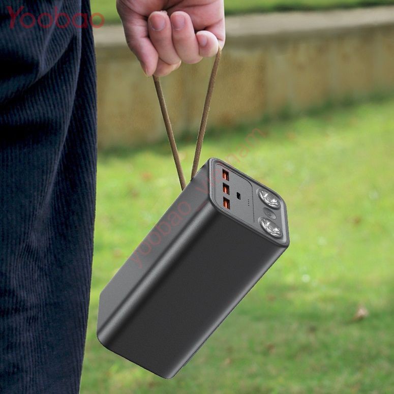 Sạc Dự Phòng Yoobao 50000mAh Sạc Nhanh PD 20W Có Đèn Pin Chiếu Sáng Công Suất Lớn - YOOBAO H5