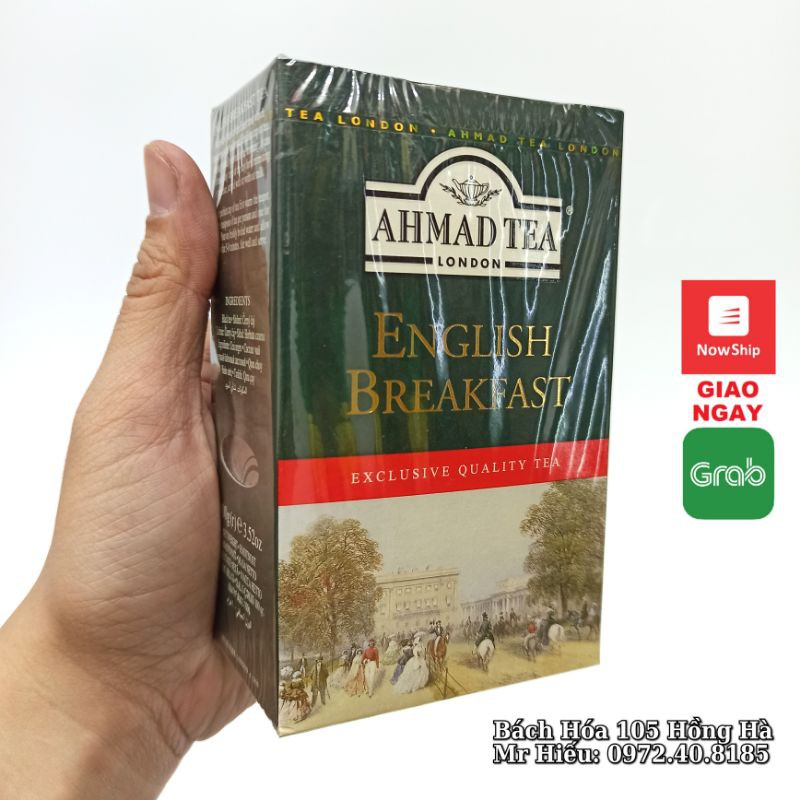 [HSD T8/2023] Trà Ahmad pha ấm English Breakfast 100g