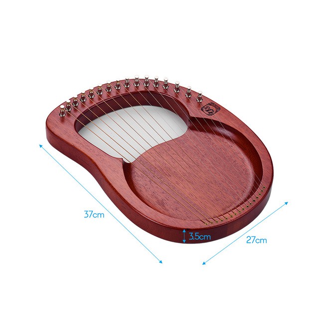 [LYRE 16 dây nguyên khối] Đàn hạc Lyre Harp IM000126119-MOLIN Đầy đủ phụ kiện LOẠI 16 DÂY Nguyên khối