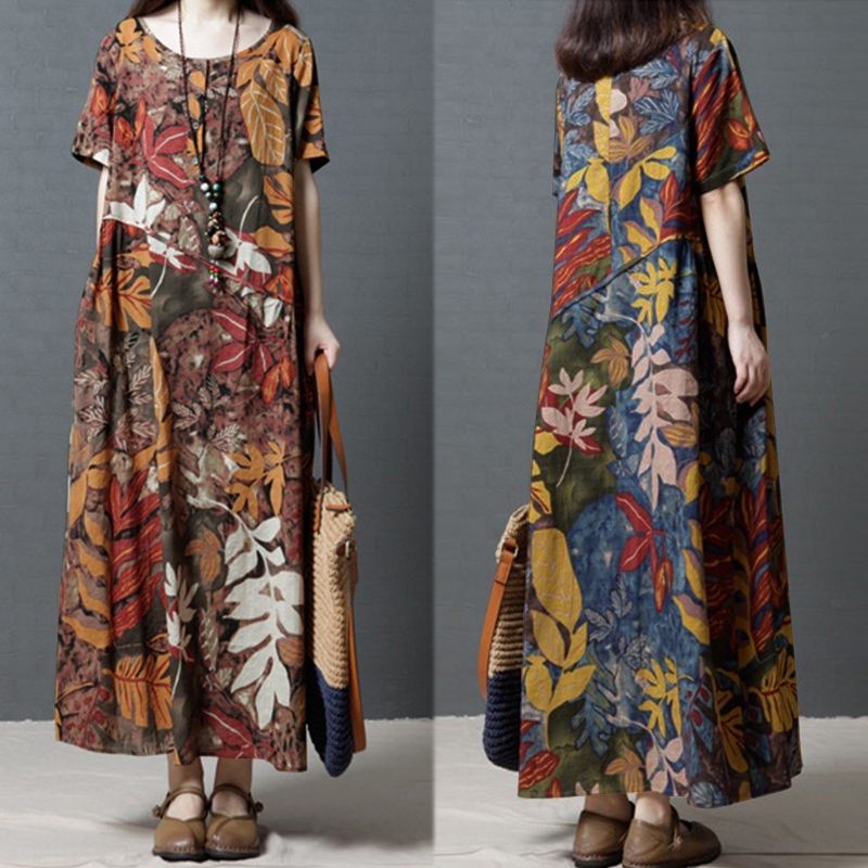 ZANZEA Váy maxi không tay phong cách Boho | BigBuy360 - bigbuy360.vn