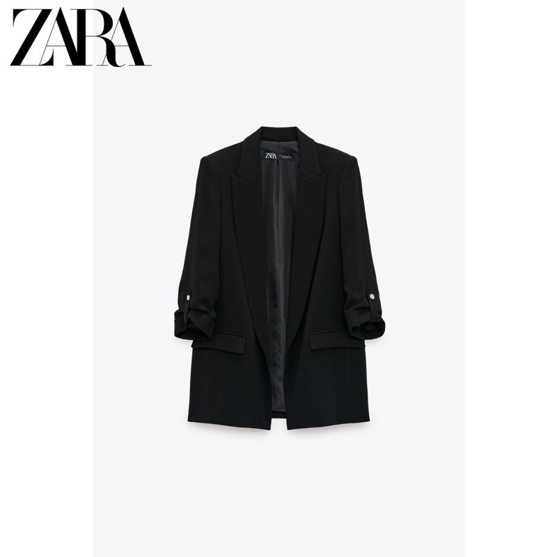 ÁO BLAZER ZARA XẮN TAY DÁNG DÀI HÀNG XUẤT