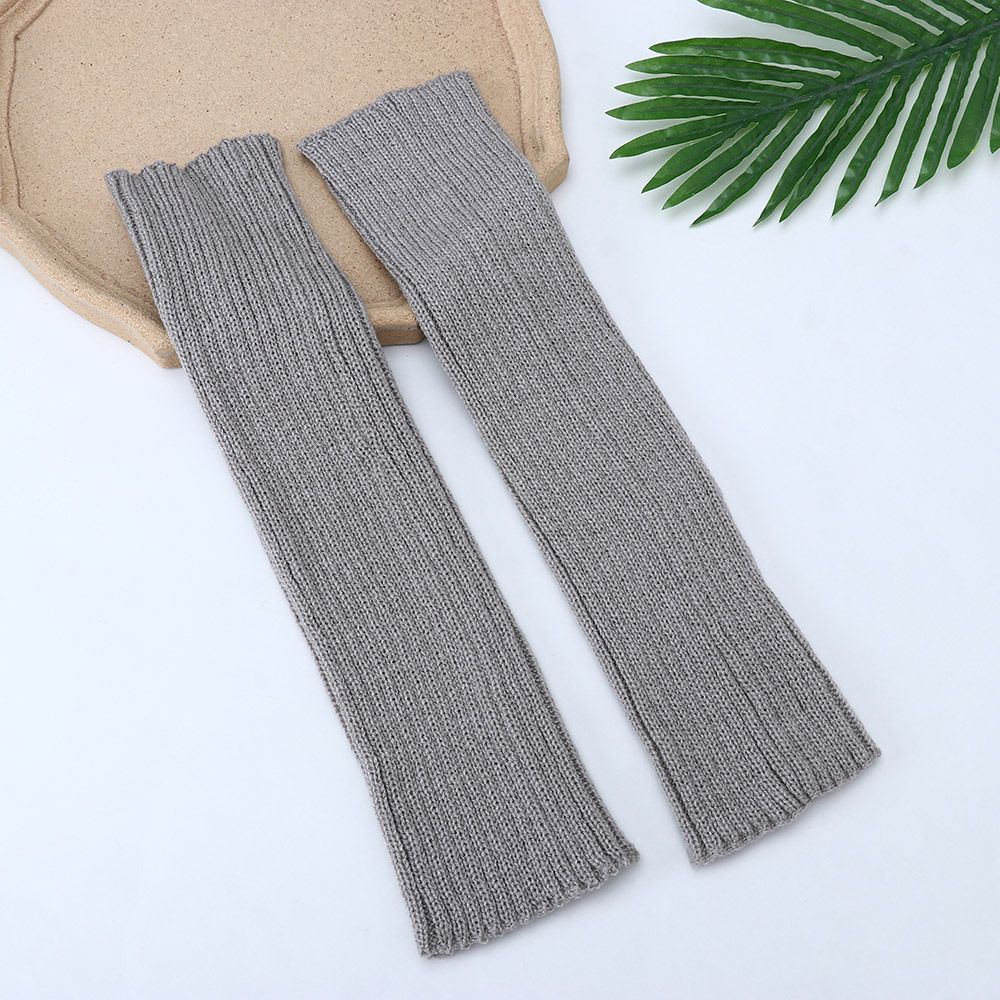 Tất ống chân dệt kim dài đến gối màu sắc đa dạng giữ ấm chân dành cho nữ