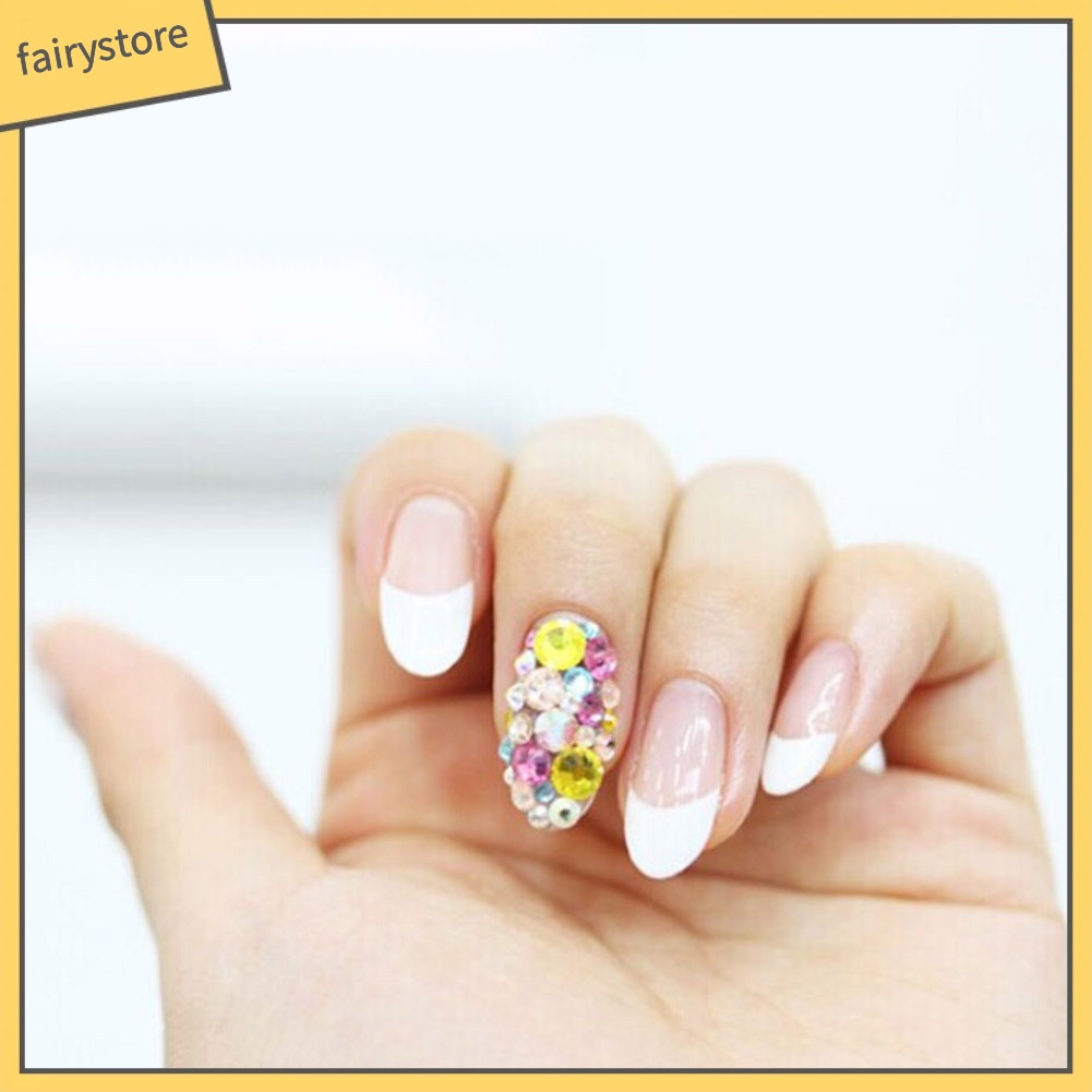 Bộ 2000 đá giả nhiều kiểu trang trí móng thời trang