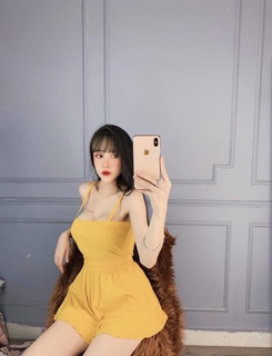 Quần đùi ống rộng {hình chụp thật}