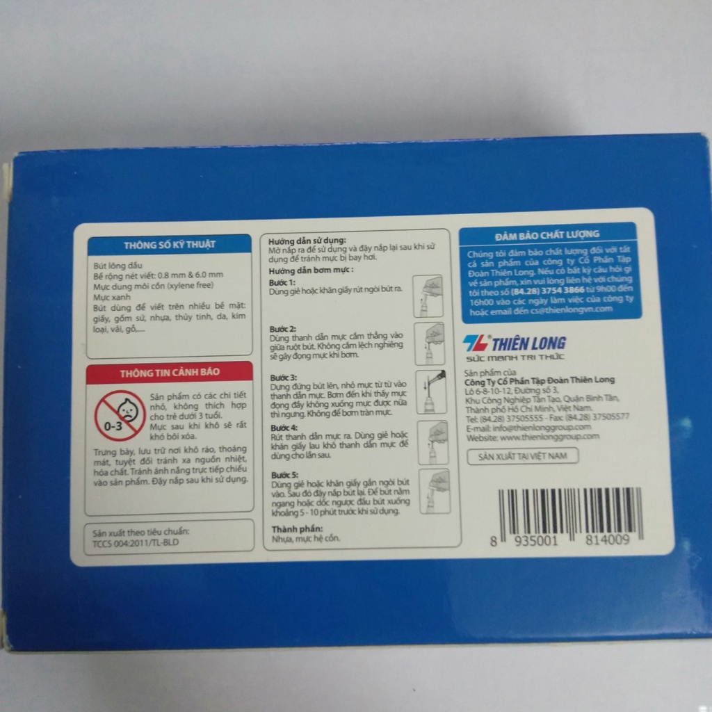 Bút Lông Dầu Thiên Long  - PM09 (Chính Hãng)