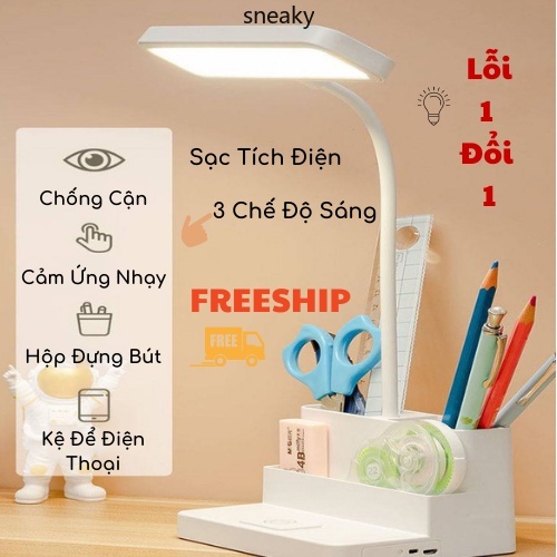 Đèn Học Để Bàn, Đèn Học Chống Cận Học Sinh 3 Chế Độ Sáng Cao Cấp ĐÈN TOKI