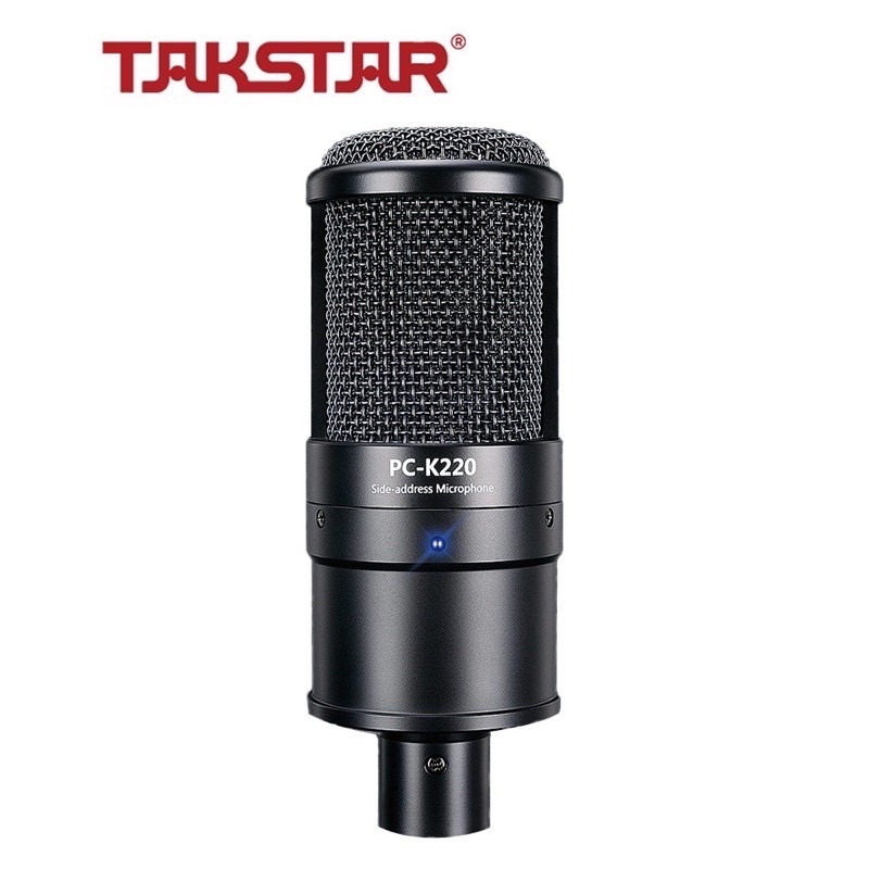 Mic thu âm Takstar PC-K220  sử dụng trong studio chuyên nghiệp, livestream, hát karaoke