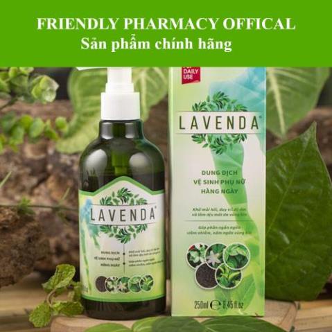 Dung dịch vệ sinh phụ nữ Lavenda - Hỗ trợ khử mùi hôi, duy trì độ ẩm và làm dịu mát vùng kín (chai 250 ml)