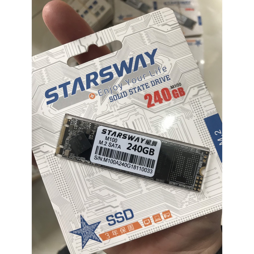 Ổ cứng SSD Starsway M2 240GB/256GB Bảo hành 3 năm 1 đổi 1