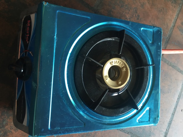 Bếp gas đơn inox kèm dây dẫn gas