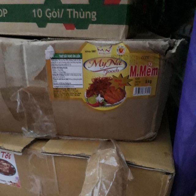 Sỉ 5kg khô heo giả bò miếng hiệu My Na Foods | BigBuy360 - bigbuy360.vn