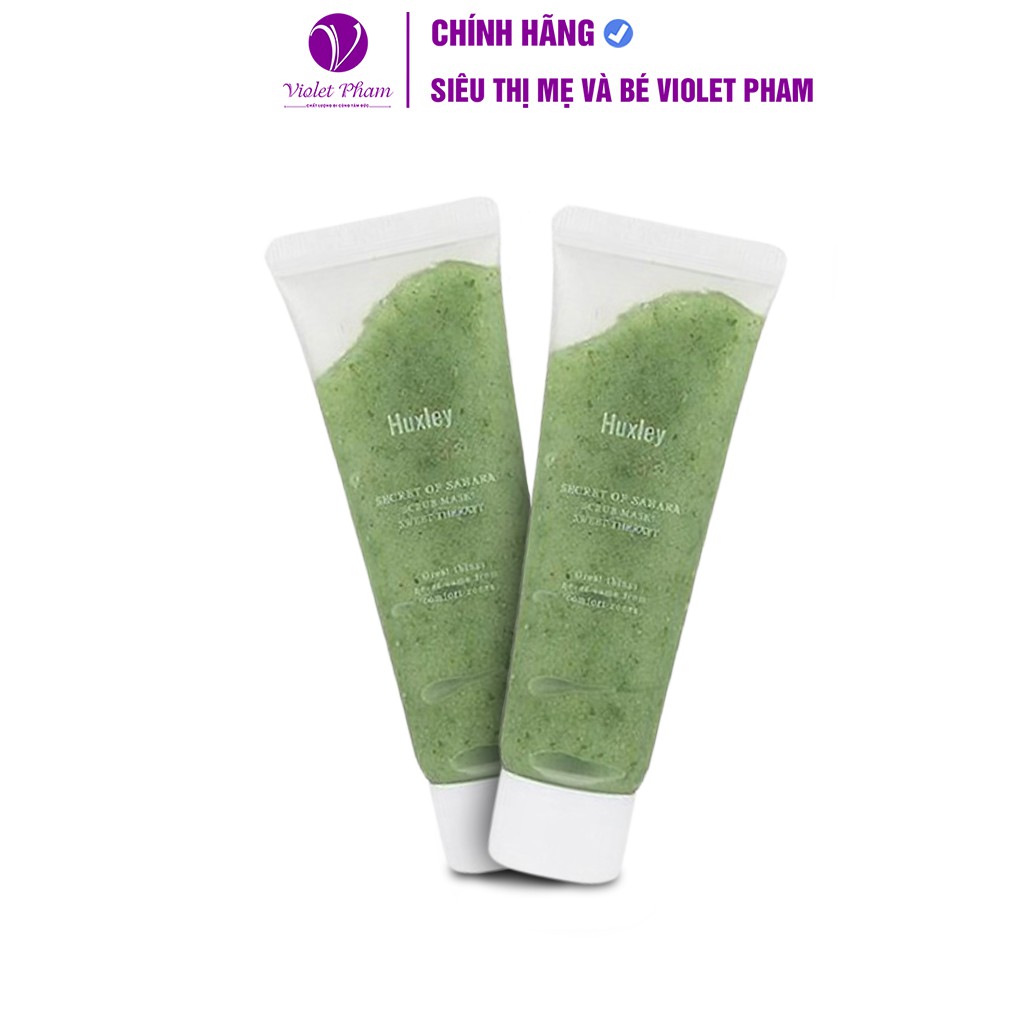 Mặt Nạ Tẩy Tế Bào Chết Huxley size mini 30gr (Srcub Mask) - VIOLETPHAM