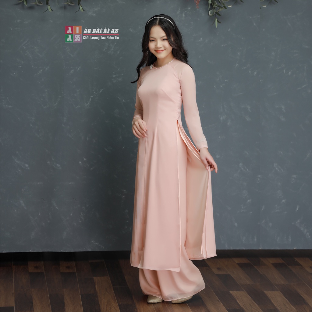 Áo Dài Cách Tân Nữ Tà Xẻ Hàng Cao Cấp MT05