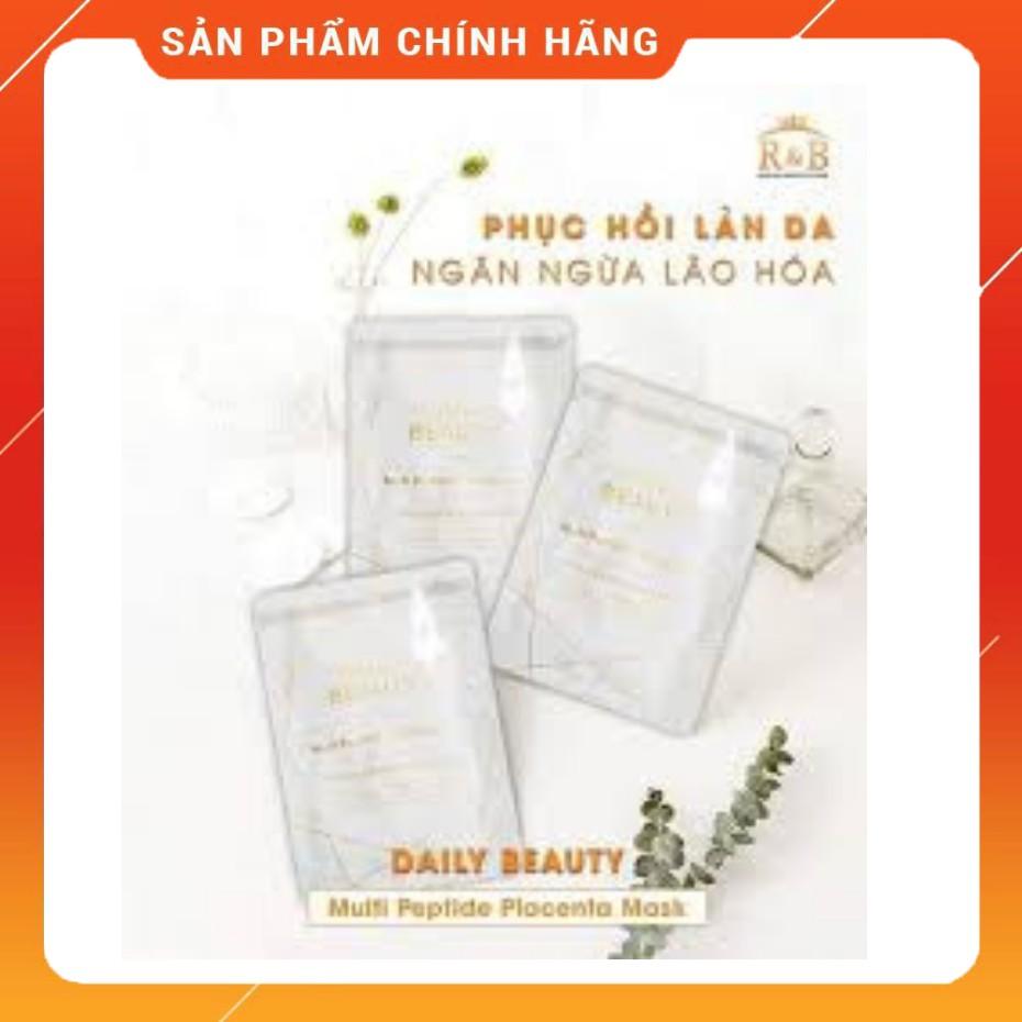 [MIẾNG DÙNG THỬ]❤️ Mặt nạ nhau thai cừu Daily Beauty - Mặt nạ dưỡng da, giảm nám tàn nhang