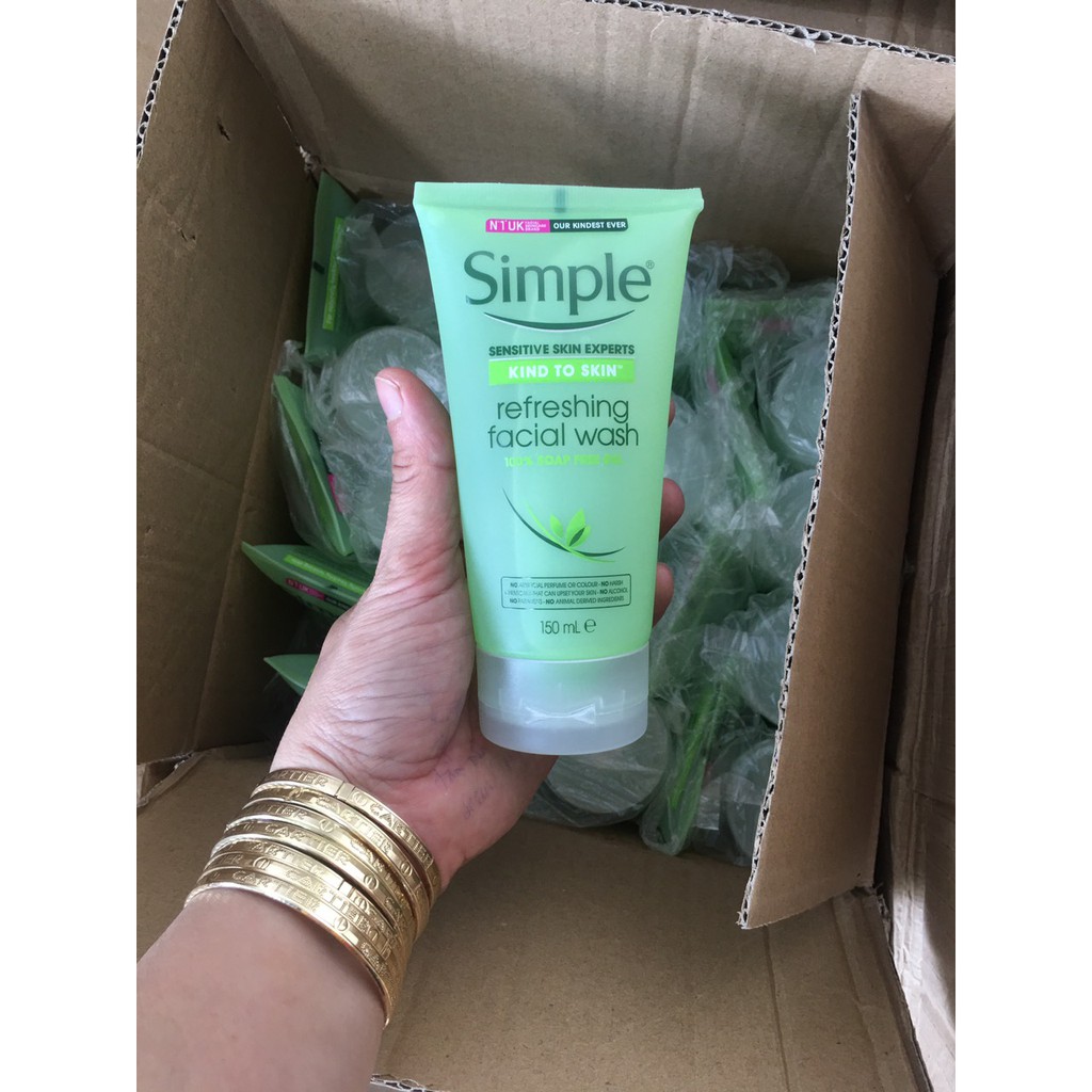 Sữa rửa mặt simple 150ml