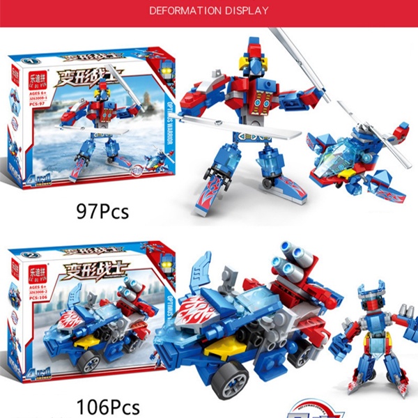 Đồ chơi lắp ráp Lego robot chiến binh người máy 4 in 1 đồ chơi giáo dục phát triển tư duy sáng tạo