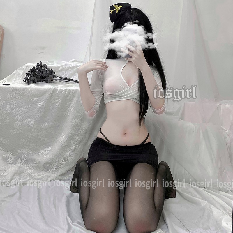 Set Đồ Ngủ Hóa Trang Tiếp Viên Hàng Không Quyến Rũ Dành Cho Nữ (không kèm mũ không kèm tất) | BigBuy360 - bigbuy360.vn