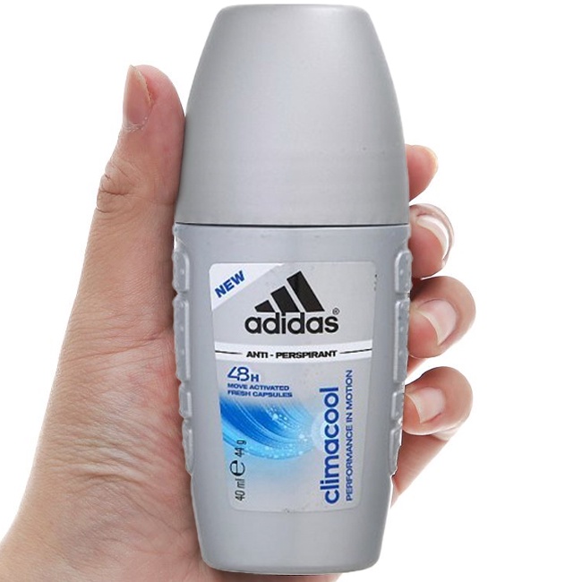 Combo 2 chai: Lăn Khử Mùi Ngăn Mồ Hôi - Nam Adidas - Climacool - 40ml