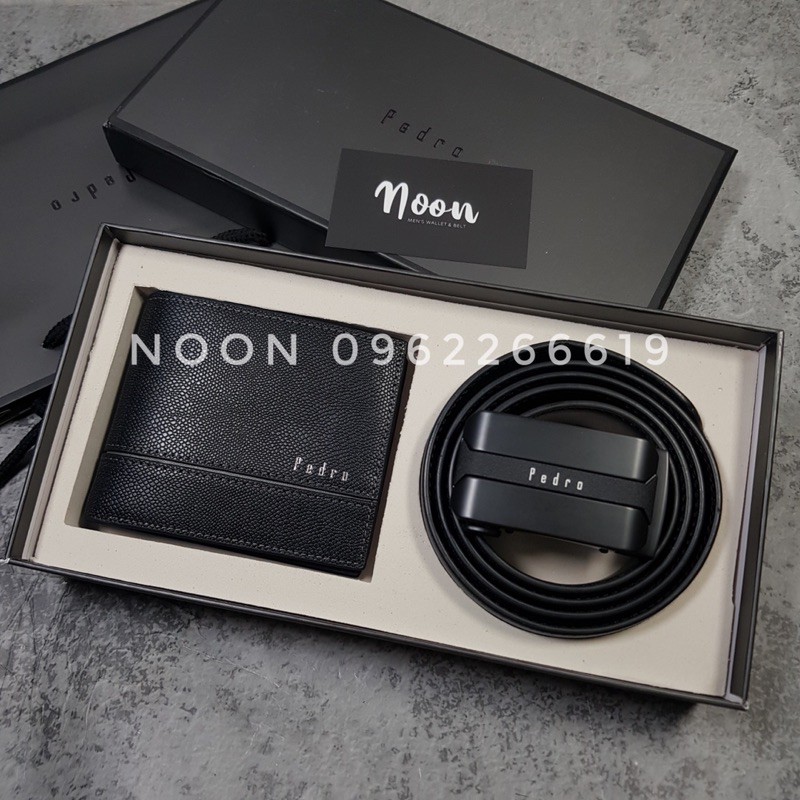 Set Thắt lưng ví da pedro siêu đẹp, chọn nịt ví tuỳ thích