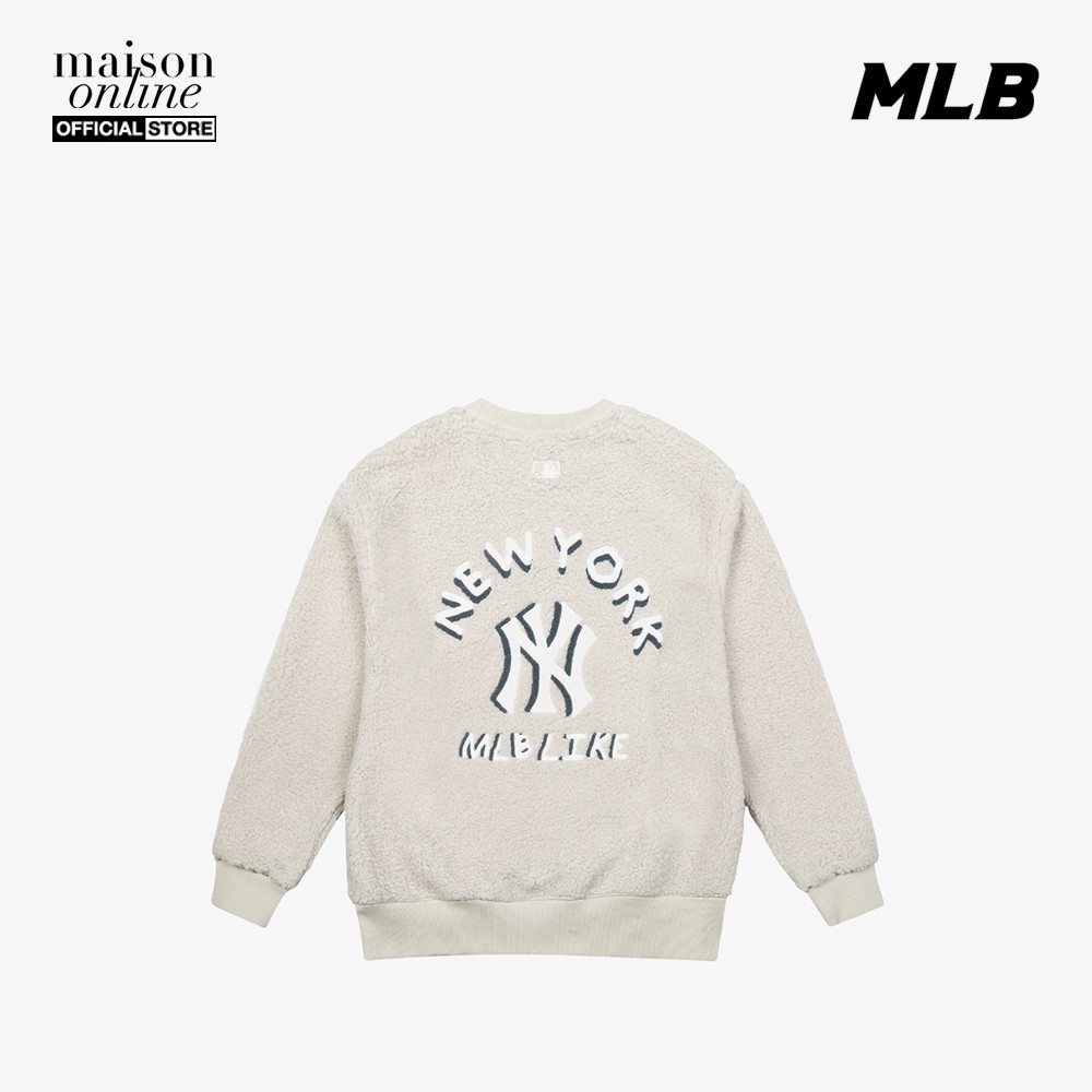 MLB - Áo sweatshirt phom suông tay dài Wool Fleece MLB LIKE Overfit Brushed 31MTF2061-50B