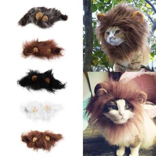Tóc giả dạng bờm sư tử để hóa trang halloween cho mèo cưng
