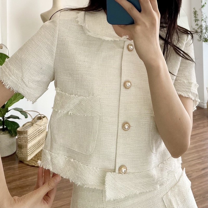 (SẴN) Set dạ tay ngắn