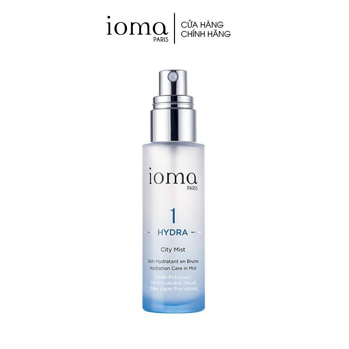 Xịt khoáng cấp ẩm và bảo vệ da chống ánh sáng xanh IOMA PARIS City Mist 50ml