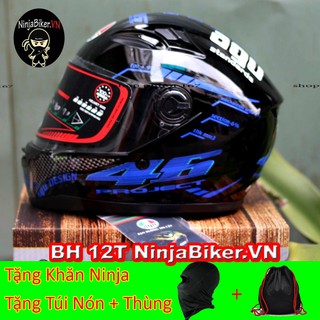 (Bán Giá Tốt Nhất)  [Trùm Nón ]Nón bảo hiểm AGU full face tem phản quang TẶNG kèm khăn ninja .