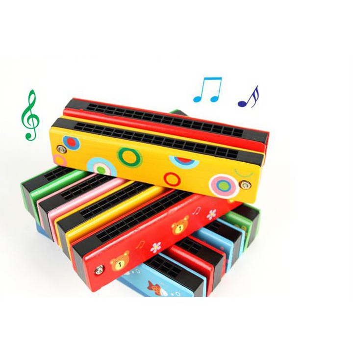 Kèn Harmonica Gỗ Xinh Xắn Cho Bé