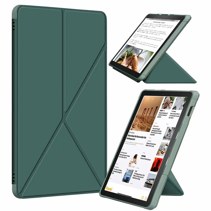 Ốp Máy Tính Bảng Tpu Mềm Mỏng Có Giá Đỡ Gấp Gọn Đa Góc Cho Samsung Galaxy Tab A7 Lite 2021 8.7inch Sm T220 T225 | WebRaoVat - webraovat.net.vn