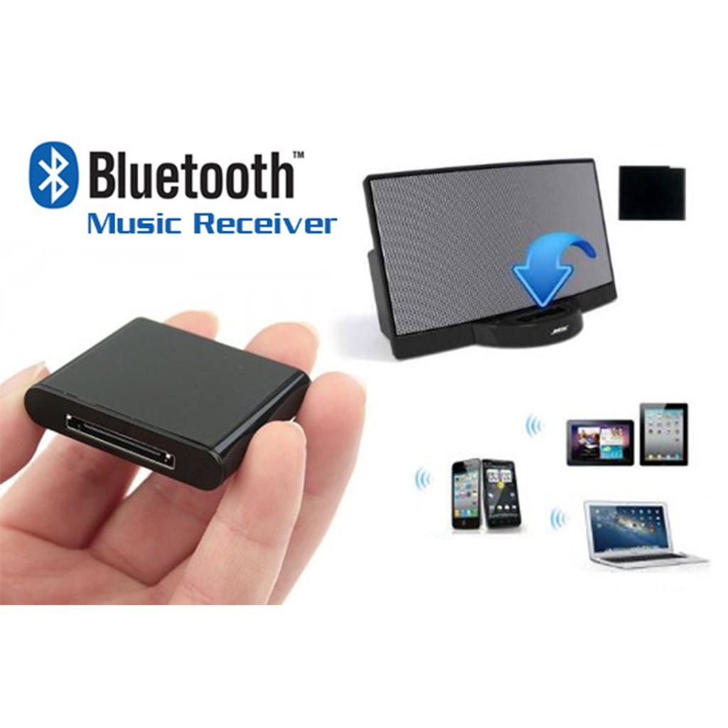 Bộ điều hợp thu nhạc âm thanh Bluetooth thích hợp cho đế cắm 30 pin Bose Sounddock ip