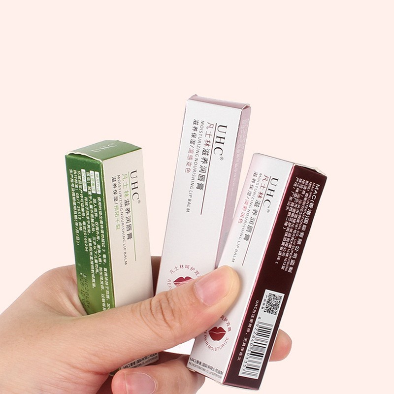 [Hàng mới về] Son dưỡng môi UHC cấp ẩm giữ ẩm thay đổi màu sắc lâu trôi tẩy tế bào chết chống khô môi hiệu quả