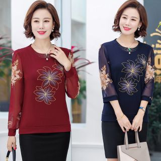 Áo trung niên tay voan Quảng Châu