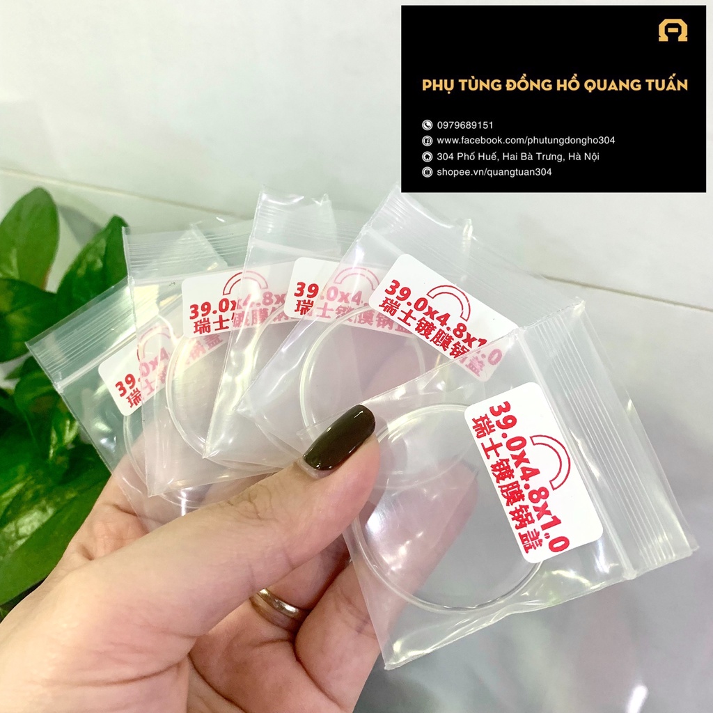 Kính Bambino Cong tráng Saphire thay cho đồng hồ,Mặt kính đồng hồ orient bambino