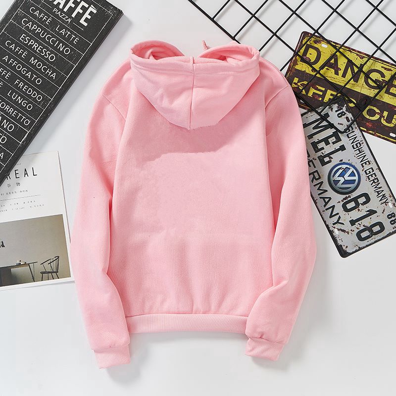Áo hoodie tay dài phối hoạ tiết | BigBuy360 - bigbuy360.vn