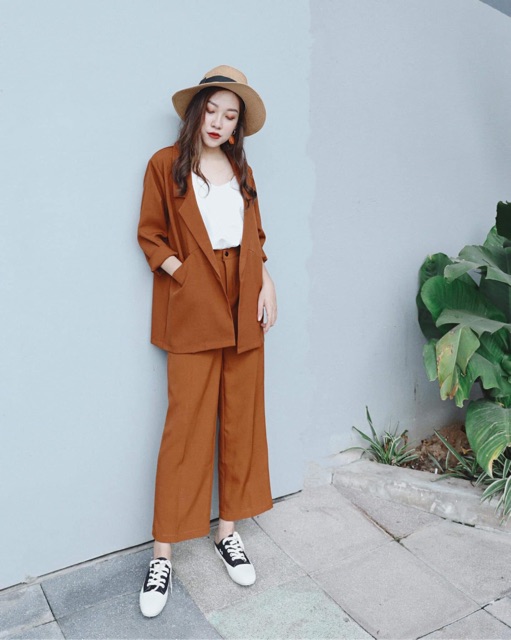 MẪU JUME SHOP CHỤP_Sét áo blazer + quần dài_jumefashionshop | BigBuy360 - bigbuy360.vn
