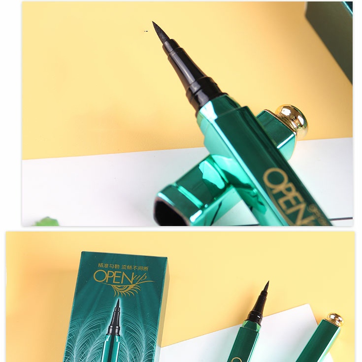 Bút Kẻ Mắt Nước OPEN Chống Thấm Nước - Không Lem Không Trôi - Lên màu Chuẩn Nét