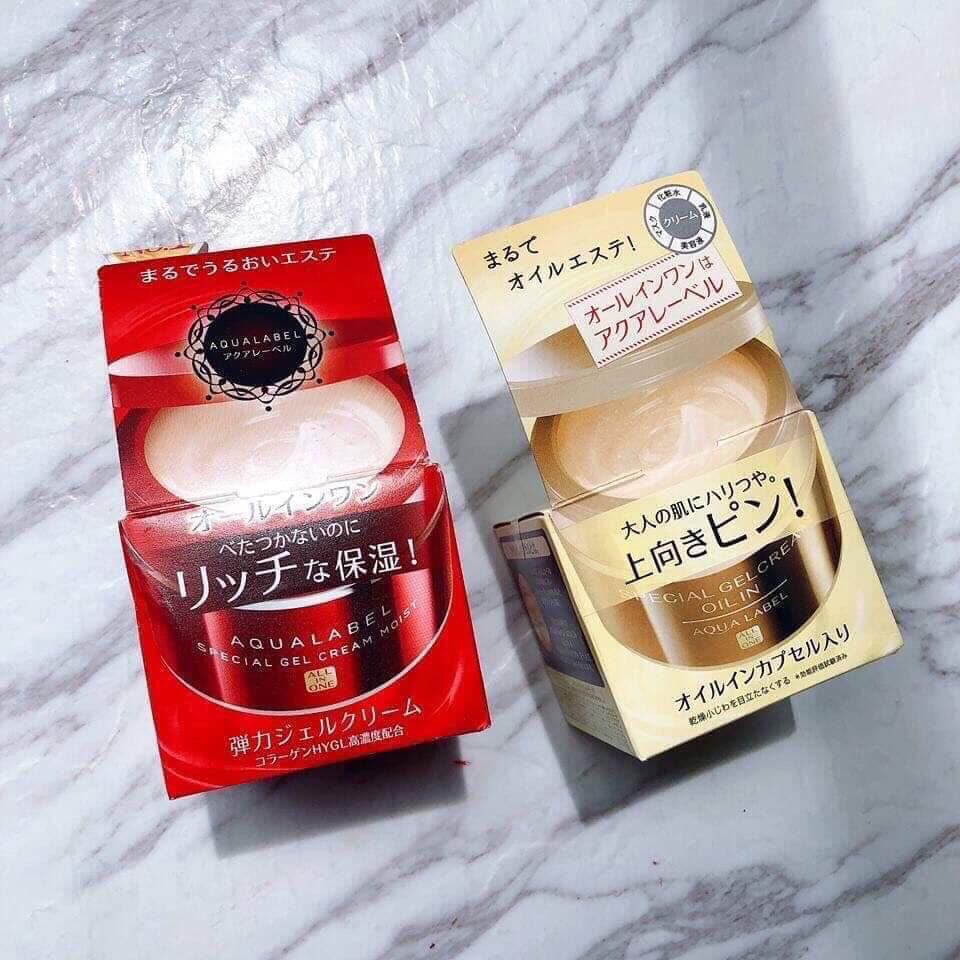 [AUTH 100%] Kem Dưỡng Da Shiseido Aqualabel 5 IN 1 Special Gel Cream (90g)