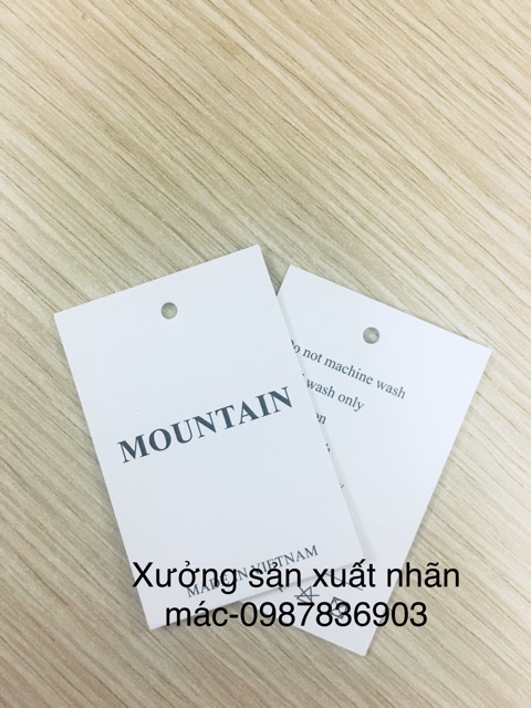 Tag mác quần áo, dây treo, mác dệt , mác in theo yêu cầu. Giá cả tuỳ thuộc theo số lượng, màu sắc, kích thước  và độ khó