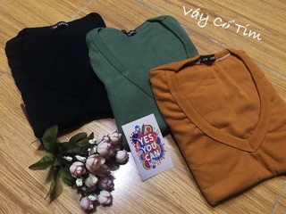 Váy body cổ tim xẻ đùi