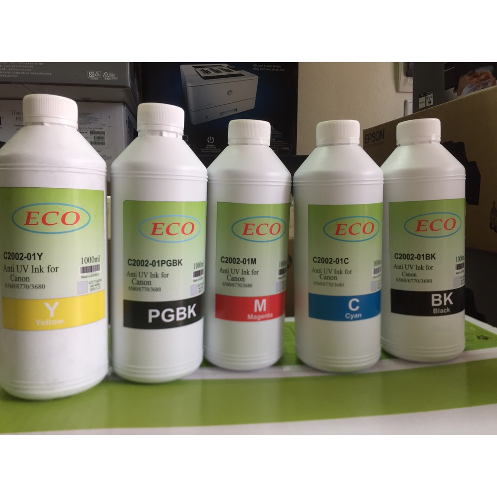 Bộ mực 5 màu canon 500ml