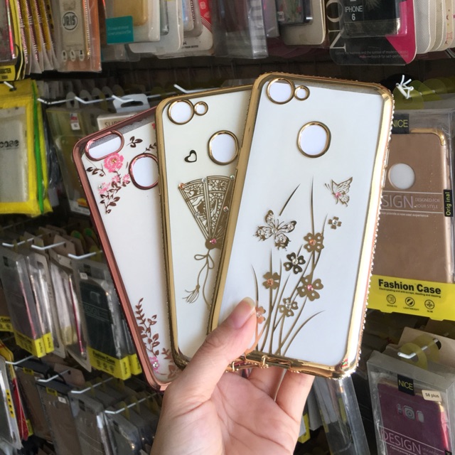 Ốp OPPO F5 Viền Đá