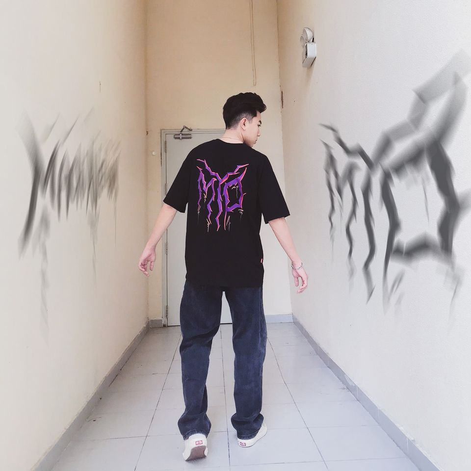 Áo Form Rộng Nam MYO Vải Cotton In Hình Machiavellian