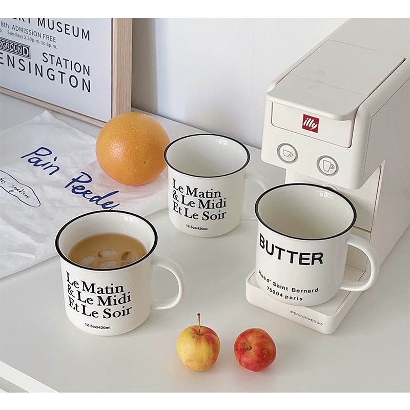 Cốc Le Martin , Butter phong cách tối giản Pháp, Châu âu