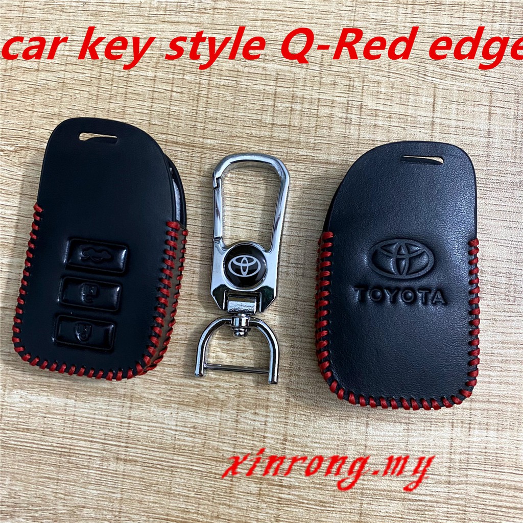 Bao Da Đựng Chìa Khóa Xe Hơi Toyota Camry 2016-2019 / Fortuner Vios Yaris Vigo Altis