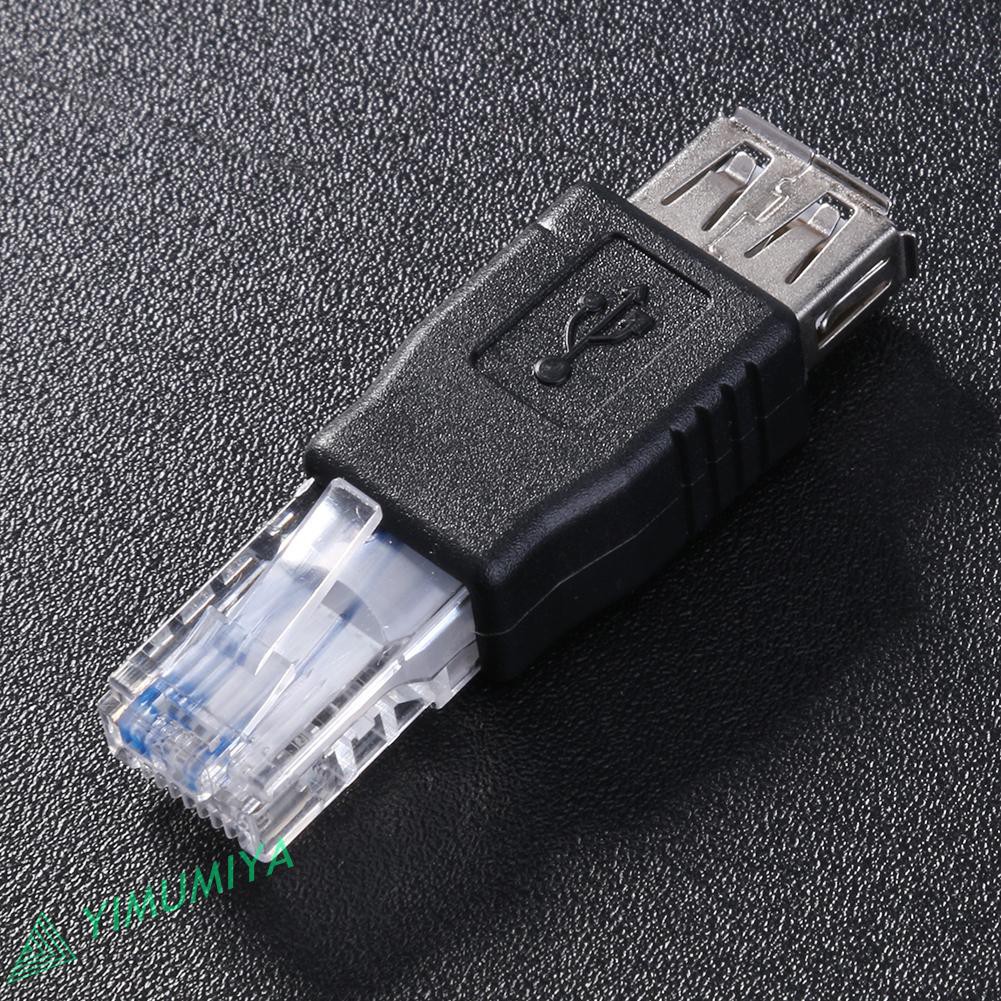 Đầu dây cáp chuyển đổi từ Ethernet RJ45 đực sang USB cái mạng LAN nhỏ gọn tiện dụng | BigBuy360 - bigbuy360.vn