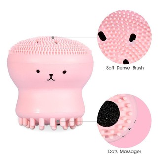 Cọ rửa mặt bạch tuộc - massage Hàn