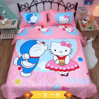 Set cotton 5D mềm mát cho bé - BST Hello kitty